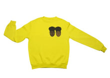 Cargar imagen en el visor de la galería, 2BlkWomen™ Logo Embroidered Crewneck Sweatshirt