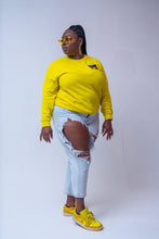 Load image into Gallery viewer, 2BlkWomen™ Logo Embroidered Crewneck Sweatshirt
